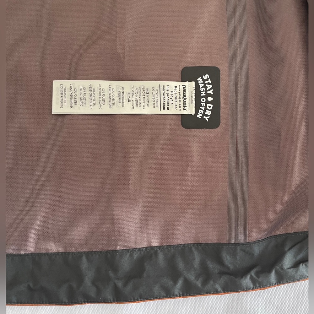 $230 Patagonia Men's Boulder Fork Rain Jacket Size XXL Robin Brown SP25 - Picture 10 of 12